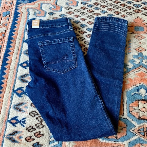Roxy Denim - ROXY Suntrippers Medium Blue Skinny Fit Jeans